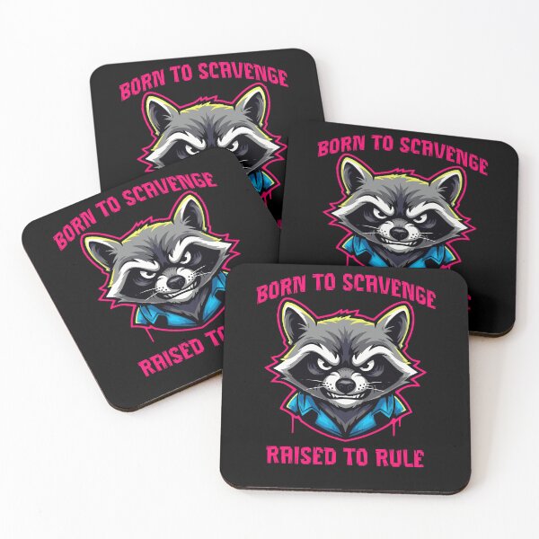 Item preview, Born to Scavenge, Raised to Rule  Trash Royalty Raccoon Design designed and sold by JoRealm.