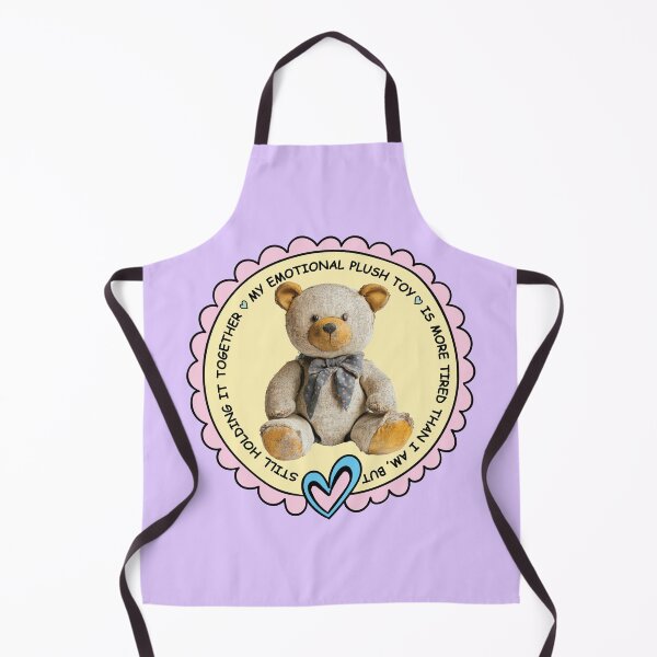 Item preview, Emotional Plush Toy Teddy Bear Quote – Still Holding It Together designed and sold by chillaxcats.