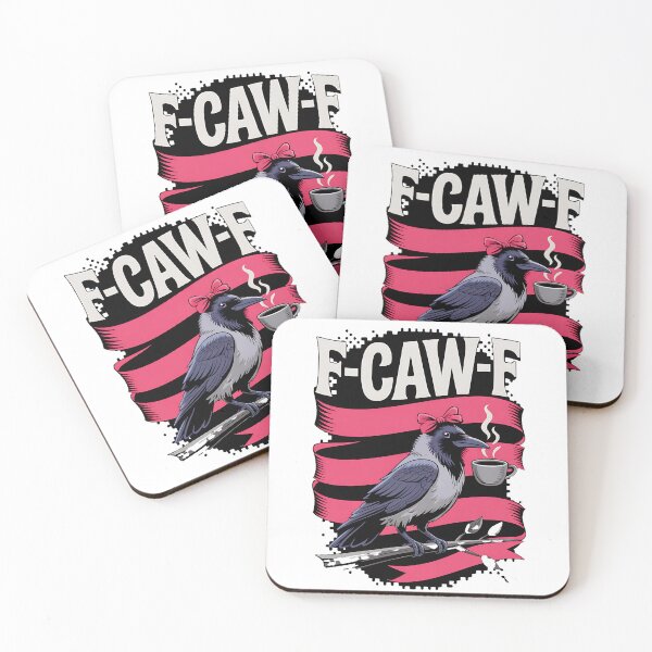 Item preview, FCawF Raven Coffee designed and sold by sandrahofer-art.