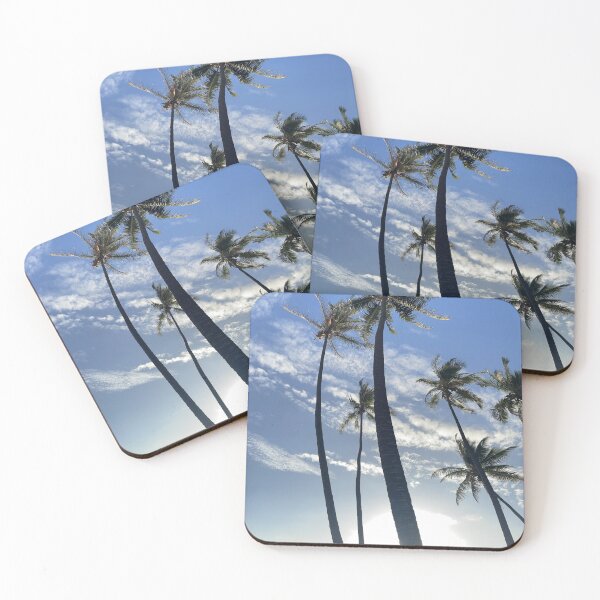 Item preview, “Coconut Palms by the Ocean” designed and sold by TrisaThyme.