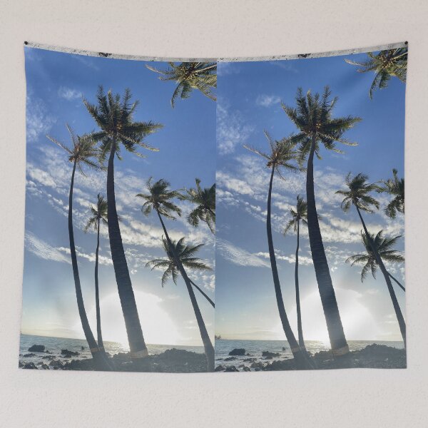 Item preview, “Coconut Palms by the Ocean” designed and sold by TrisaThyme.