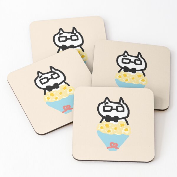 Item preview, cat with its flowers designed and sold by nadie04.