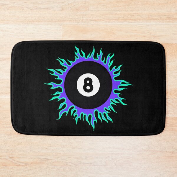Artikelvorschau, Grün auf Lila 8-Ball Sunburst entworfen und verkauft von Dawne's Designs.