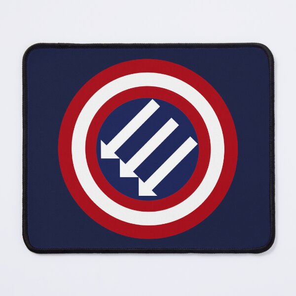 Item preview, American Iron Front - The Three Arrows - America against Fascism designed and sold by Thelittlelord.