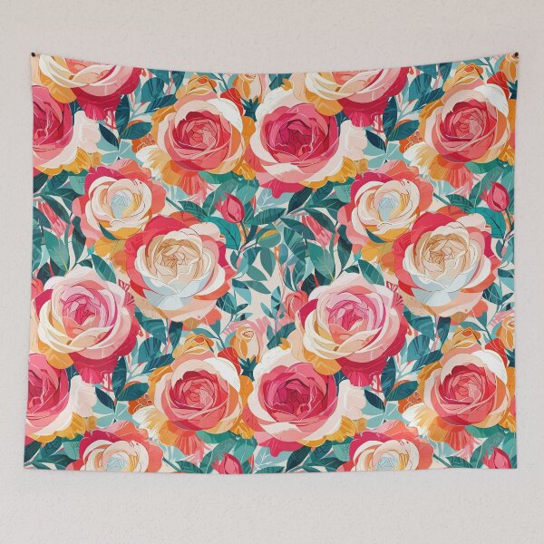 Item preview, Abstract Rose Painting designed and sold by CoolPixels.
