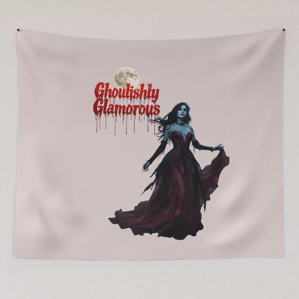 Item preview, Scarlet Spellbound – Glamorous Red Dress Halloween Queen designed and sold by La Velmoréa.