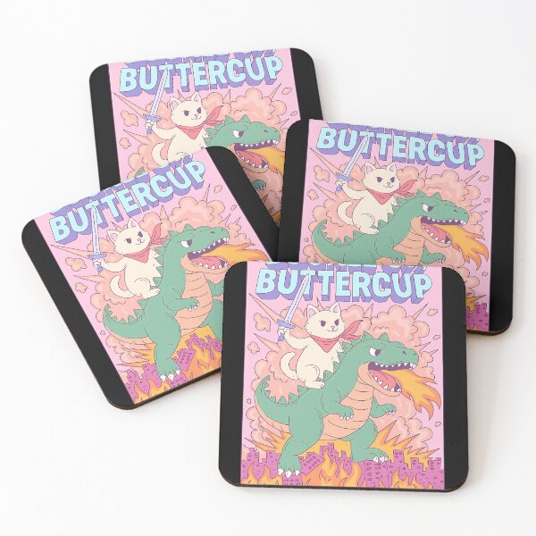 Item preview, Epic Cat Riding Dinosaur Buckle Up Buttercup designed and sold by Poojahardwaj.