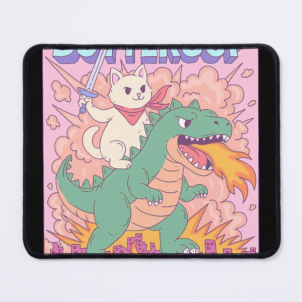 Item preview, Epic Cat Riding Dinosaur Buckle Up Buttercup designed and sold by Poojahardwaj.