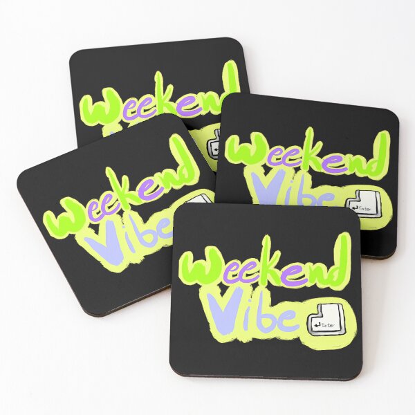 Item preview, Weekend Vibe Enter  Fun Weekend Design designed and sold by ElzaDailyArt.