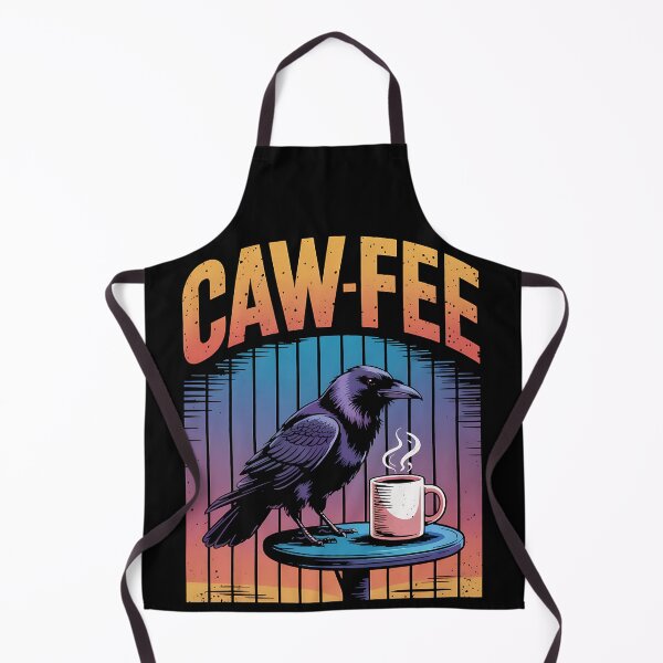 Item preview, Cawfee Raven with Coffee designed and sold by sandrahofer-art.