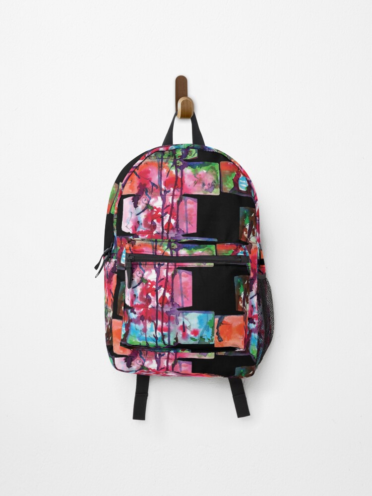 Thumbnail 1 of 3, Backpack, Abstract Ink Box designed and sold by umasharda.