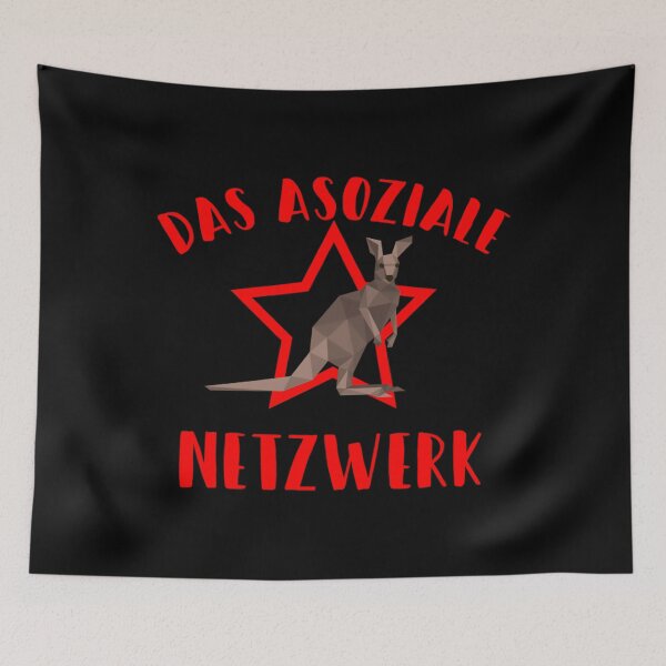 Artikelvorschau, Das asoziale Netzwerk mit einem Känguru entworfen und verkauft von svbrmuxcb23.