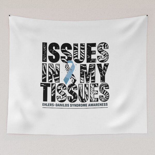 Item preview, Issues in My Tissues | Ehlers Danlos Syndrome Awareness Support Ribbon designed and sold by Lunaria Arts.
