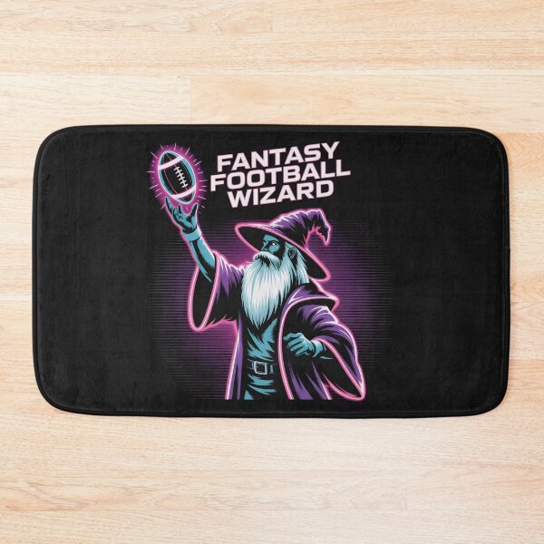 Item preview, Mythical Wizard of Fantasy Football in Neon Glow designed and sold by SplashTastic.