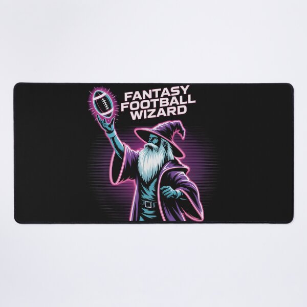 Item preview, Mythical Wizard of Fantasy Football in Neon Glow designed and sold by SplashTastic.