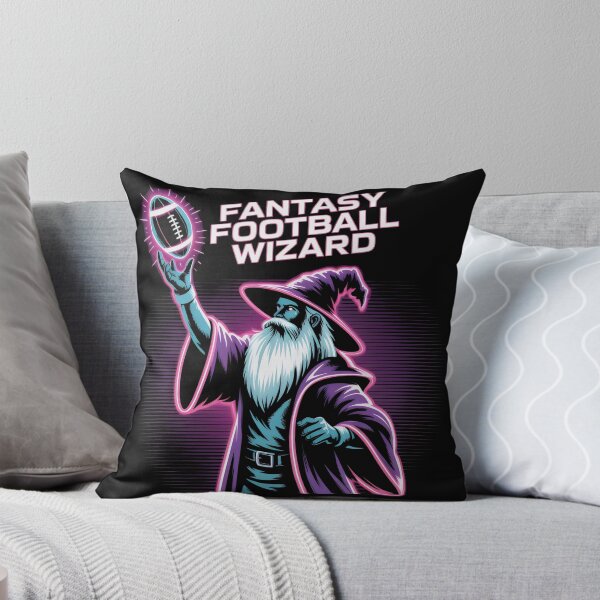 Item preview, Mythical Wizard of Fantasy Football in Neon Glow designed and sold by SplashTastic.