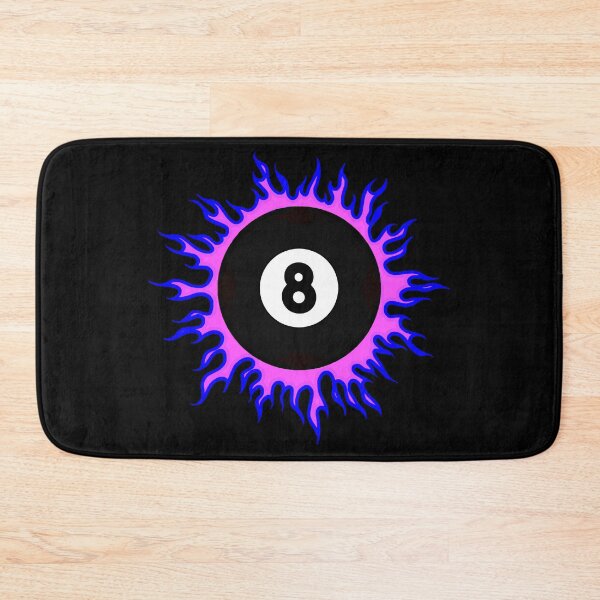 Artikelvorschau, Blau auf Pink 8-Ball Sunburst entworfen und verkauft von Dawne's Designs.
