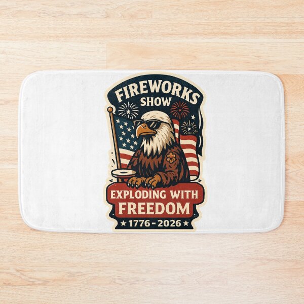 Item preview, 250th Anniversary of the USA -Exploding with Freedom – 250 Years of Strong Fireworks Show designed and sold by Collins Design.