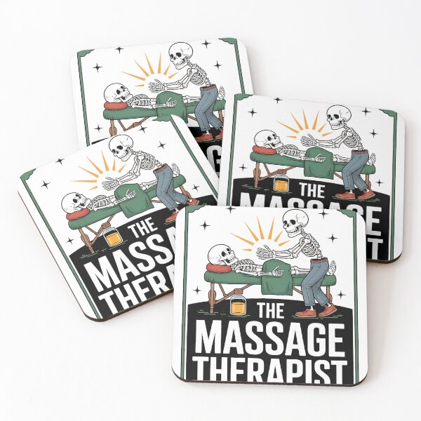 Item preview, Skeleton Massage Therapist designed and sold by sandrahofer-art.