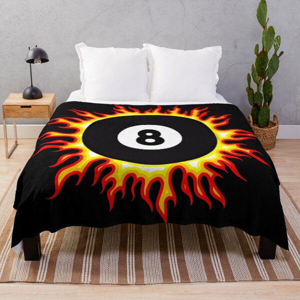 Item preview, Red on Yellow 8-Ball Sunburst designed and sold by Dawne's Designs.