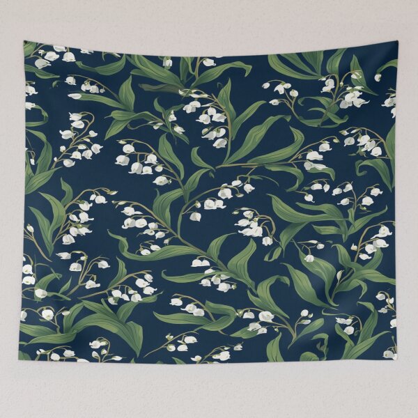 Item preview, Lily of the Valley Floral Print  designed and sold by burbankdesigns.
