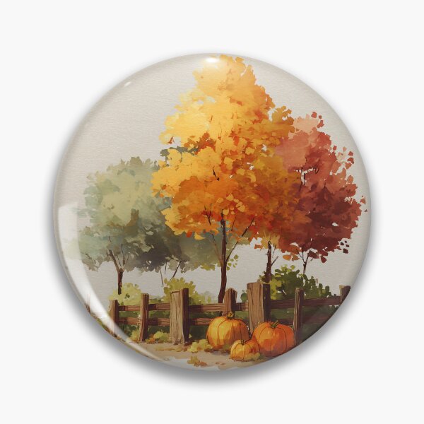Item preview, Autumn's Golden Fence, October's Welcome designed and sold by Artania21.