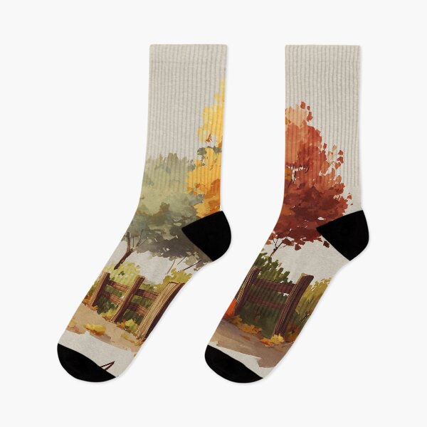 Item preview, Autumn's Golden Fence, October's Welcome designed and sold by Artania21.