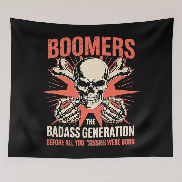 Item preview, Boomers The Bad Ass Generation designed and sold by scottud.