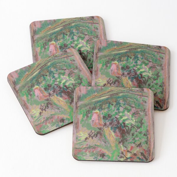 Item preview, Old Growth forest scene pastel painting designed and sold by umasharda.