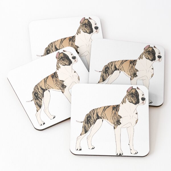 Item preview, Brindle Amstaff designed and sold by Louizim.