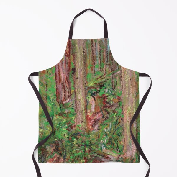 Item preview, Old Growth Forest pastel painting designed and sold by umasharda.
