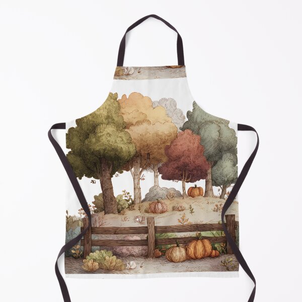 Item preview, Autumn'sdesign , tall trees, pumpkin , serene landscape October's Welcome designed and sold by Artania21.