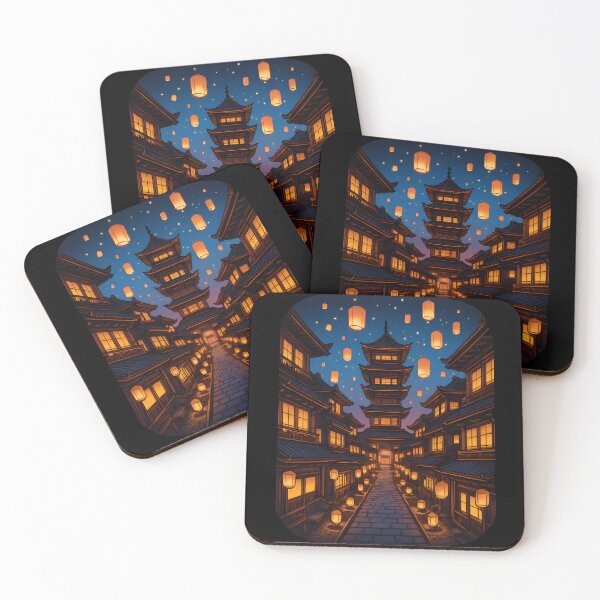 Item preview, Lantern Alley — Taisho Nightscape designed and sold by ArnaRey.