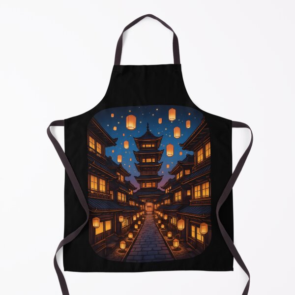 Artikelvorschau, Lantern Alley — Taisho Nightscape entworfen und verkauft von ArnaRey.