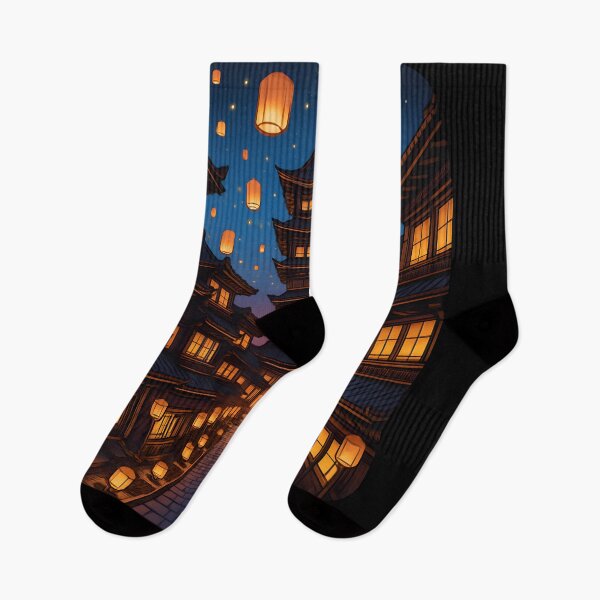 Item preview, Lantern Alley — Taisho Nightscape designed and sold by ArnaRey.