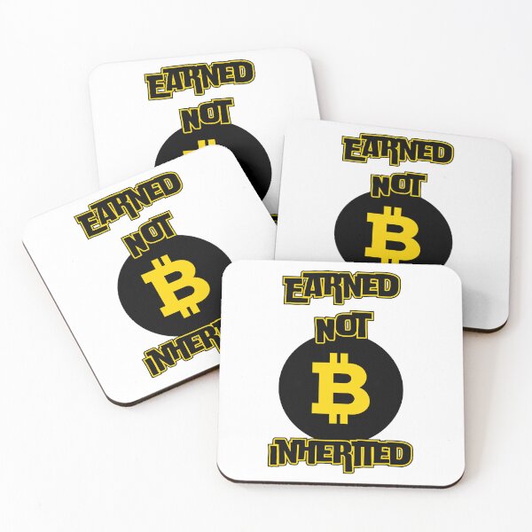 Item preview, Earned Not Inherited™ Crypto Grit Bitcoin Edition designed and sold by Compound Money.