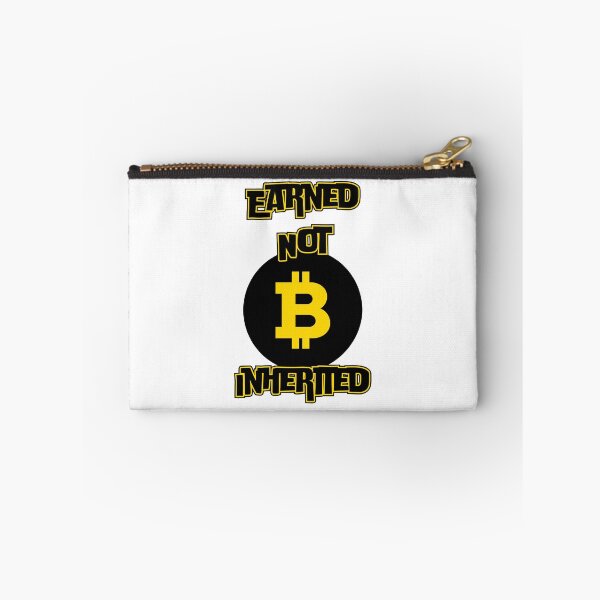 Item preview, Earned Not Inherited™ Crypto Grit Bitcoin Edition designed and sold by Compound Money.