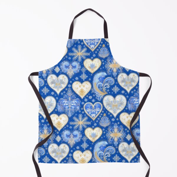 Item preview, Fancy White and Blue Hearts designed and sold by Dawne's Designs.