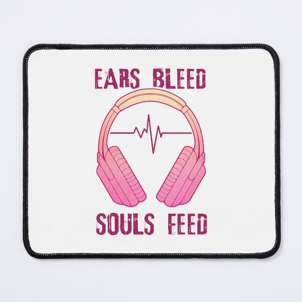 Item preview, Music Lover Headphones | Ears Bleed Souls Feed designed and sold by ObsidianDaz.