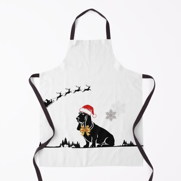 Item preview, Basset Hound White Christmas designed and sold by loccotown168.