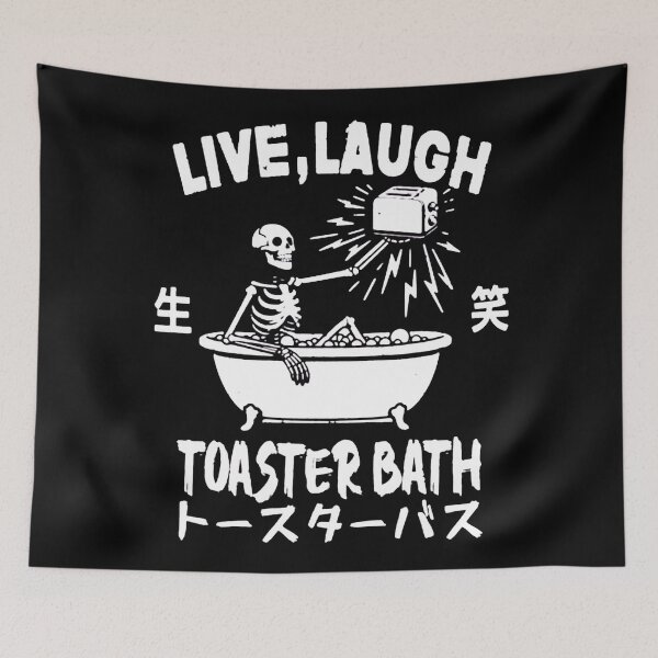 Item preview, Live Laugh Toaster Bath designed and sold by Buntrockstore.