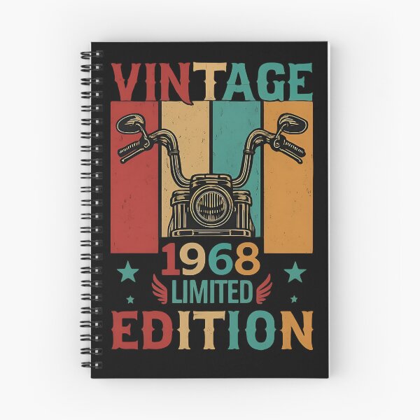 Item preview, Vintage 1968 Motorcycle – Limited Edition Retro Biker  designed and sold by Evolved Ape.