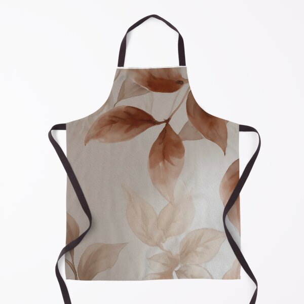 Item preview, Subtle Light Brown Leaf Repeat Pattern - Dull Artistic Foliage designed and sold by Artania21.