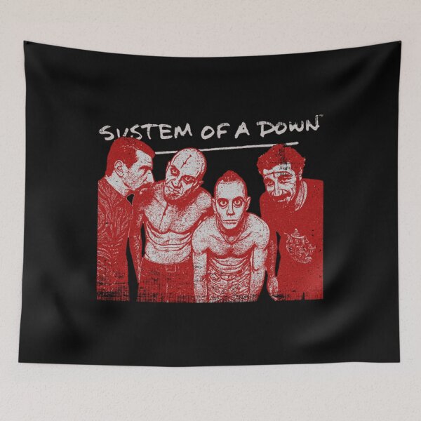 Item preview, System of a Down - Lost Signal Vintage Bootleg Fan Art on Black designed and sold by scottud.