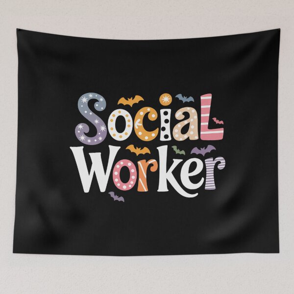 Item preview, Social Worker Halloween School Social Work Ghost Funny designed and sold by savrmiller.