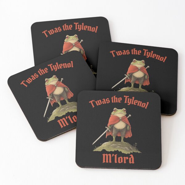 Item preview, Tylenol, Twas the Tylenol M'lord, Funny Anti RFK, Jr Frog Liberal Meme, Anti Trump  designed and sold by toongstudio.