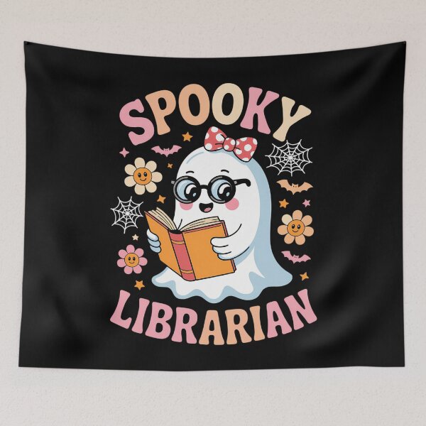 Item preview, Spooky Librarian Ghost Halloween designed and sold by savrmiller.
