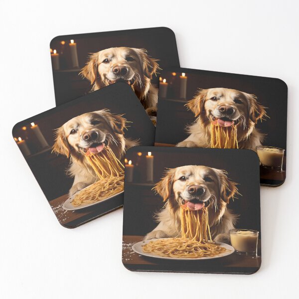 Aperçu de l'œuvre Mon Chien Quand Il Découvre Un Nouveau Plat créée et vendue par Maxwellynn.