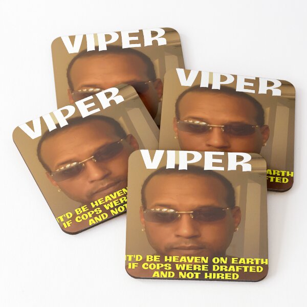Item preview, Viper - It'D Be Heaven On Earth If Cops Were Drafted designed and sold by Maxwellynn.