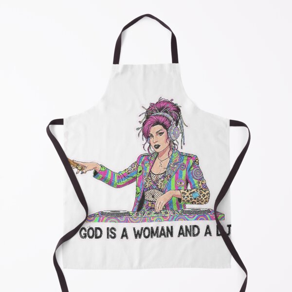 Item preview, God Is A Woman And A DJ - Psychedelic Rave Queen (Captain Hook Tribute) designed and sold by Hen-C-Art.